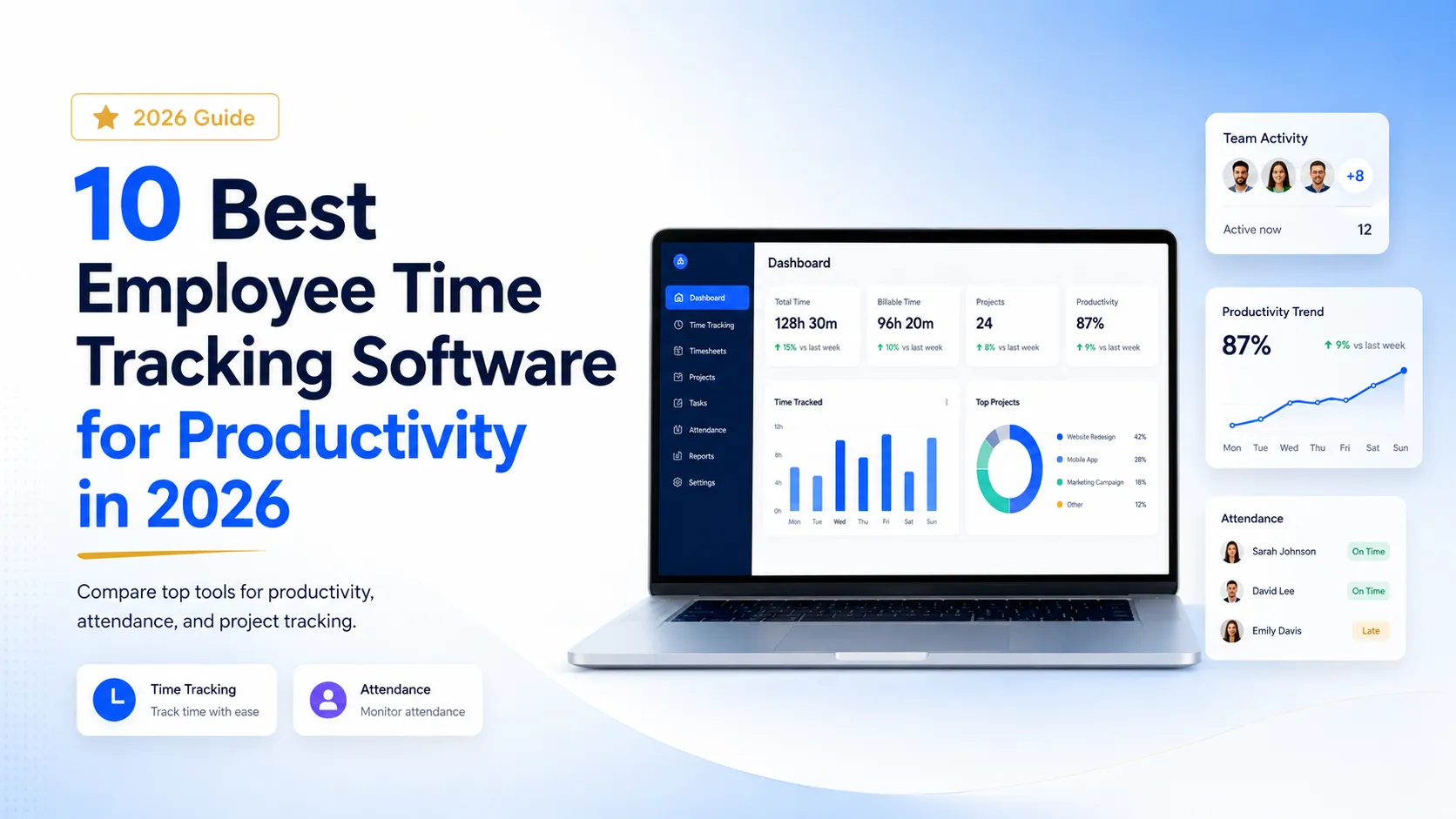 best employee time tracking software for productivity in 2026